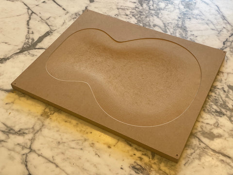 Carved Top Clamping Caul