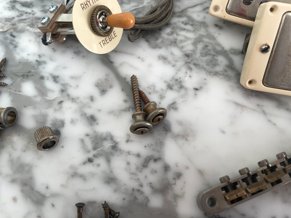 Complete Hardware Set Featuring Rewind Electrics Pickups